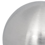vidaXL Brushed Ball 8 pcs Ø 5 cm silver Stainless steel 201