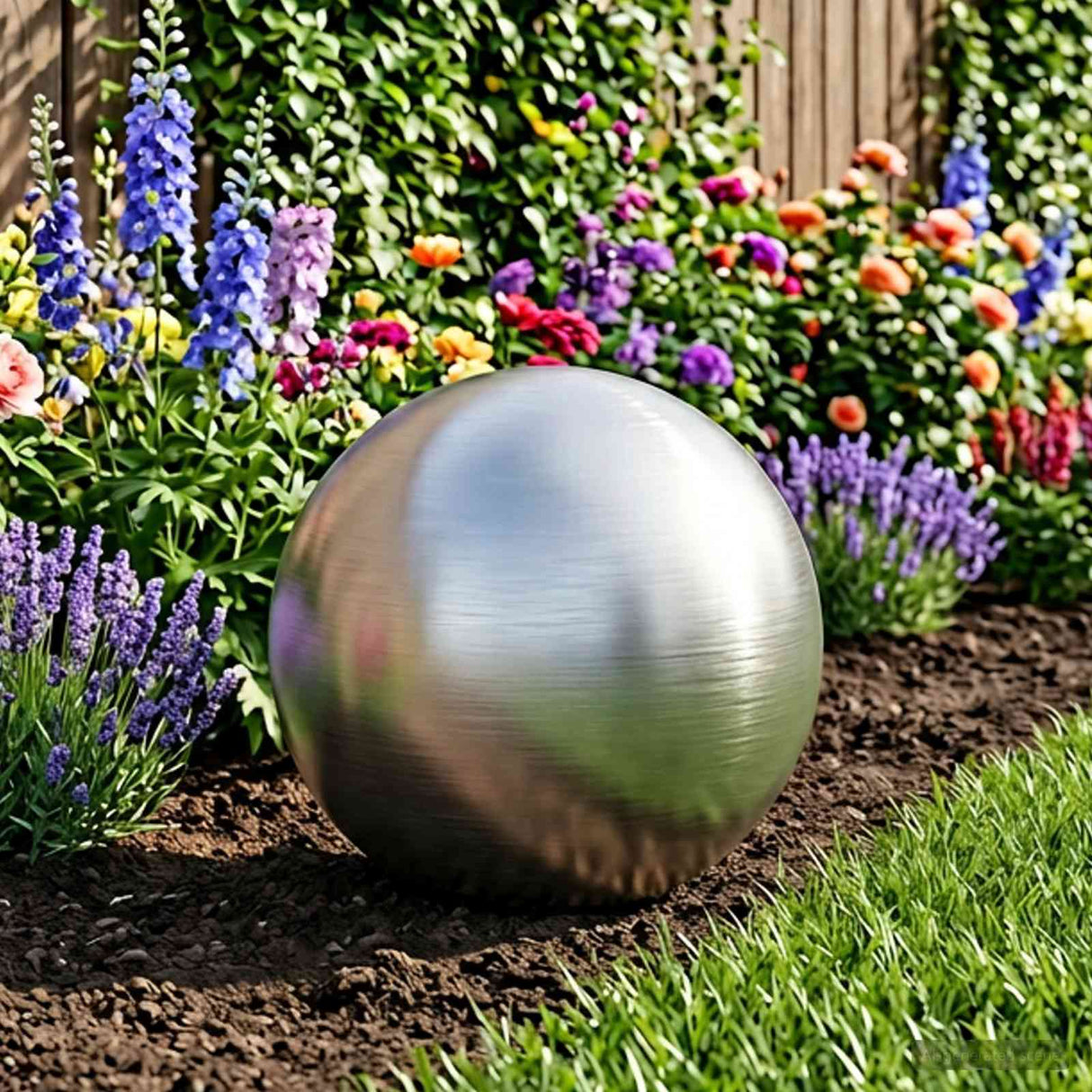 vidaXL Brushed Ball 8 pcs Ø 5 cm silver Stainless steel 201