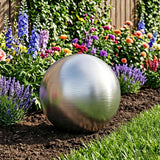 vidaXL Brushed Ball 8 pcs Ø 5 cm silver Stainless steel 201
