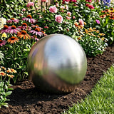 vidaXL Brushed Ball 8 pcs Ø 5 cm silver Stainless steel 201