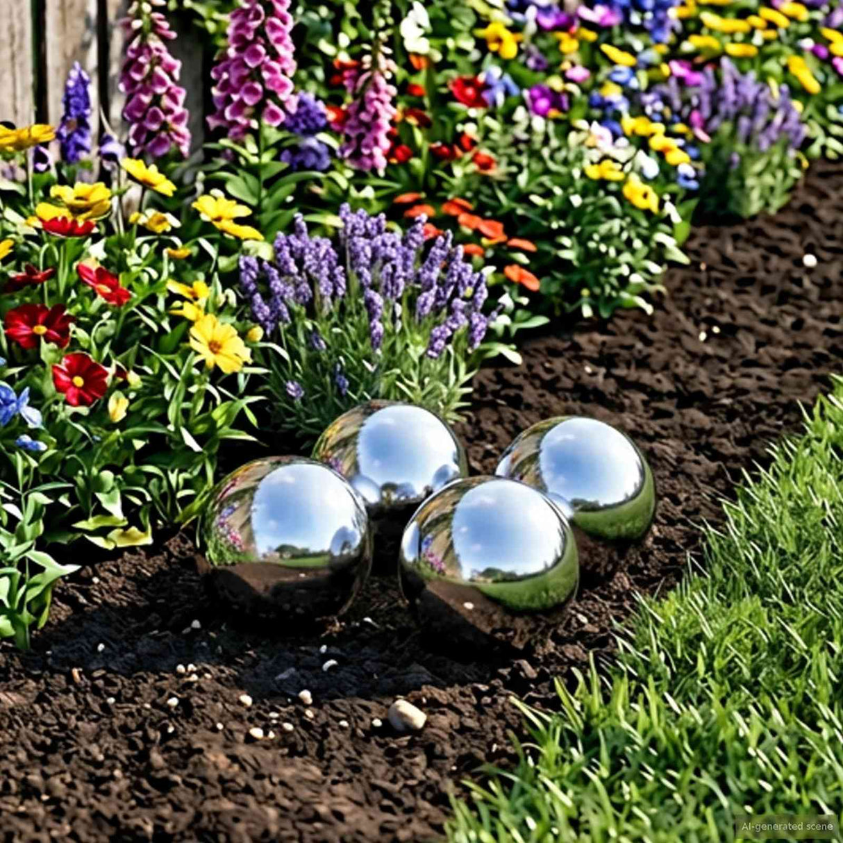 vidaXL Brushed Ball 8 pcs Ø 5 cm silver Stainless steel 201