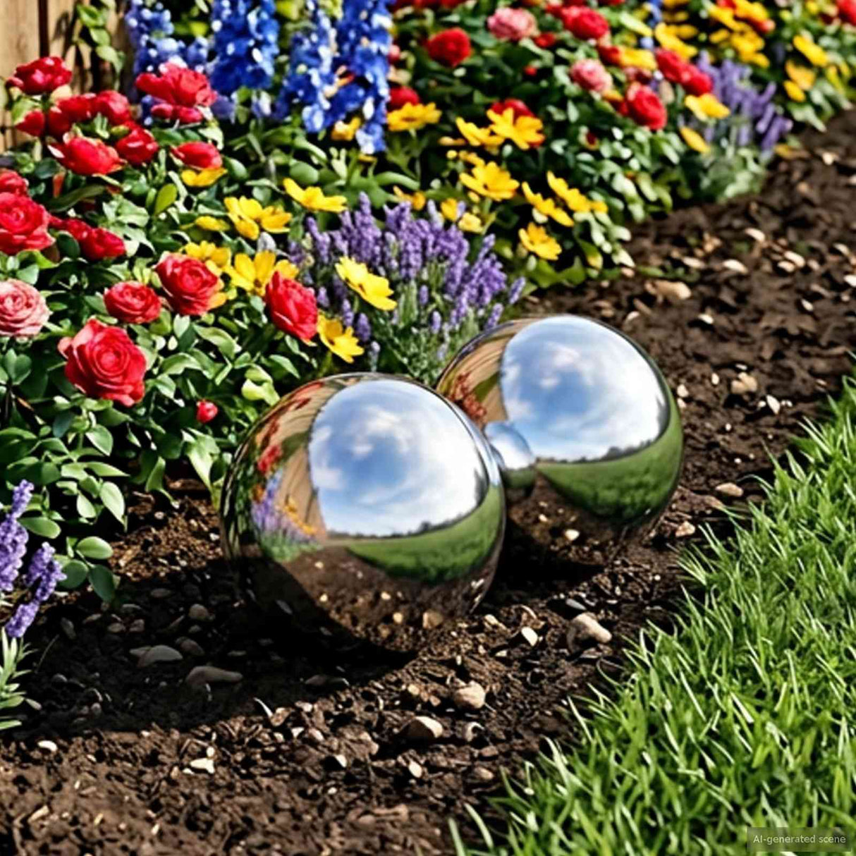 vidaXL Brushed Ball 8 pcs Ø 5 cm silver Stainless steel 201
