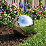 vidaXL Brushed Ball 8 pcs Ø 5 cm silver Stainless steel 201
