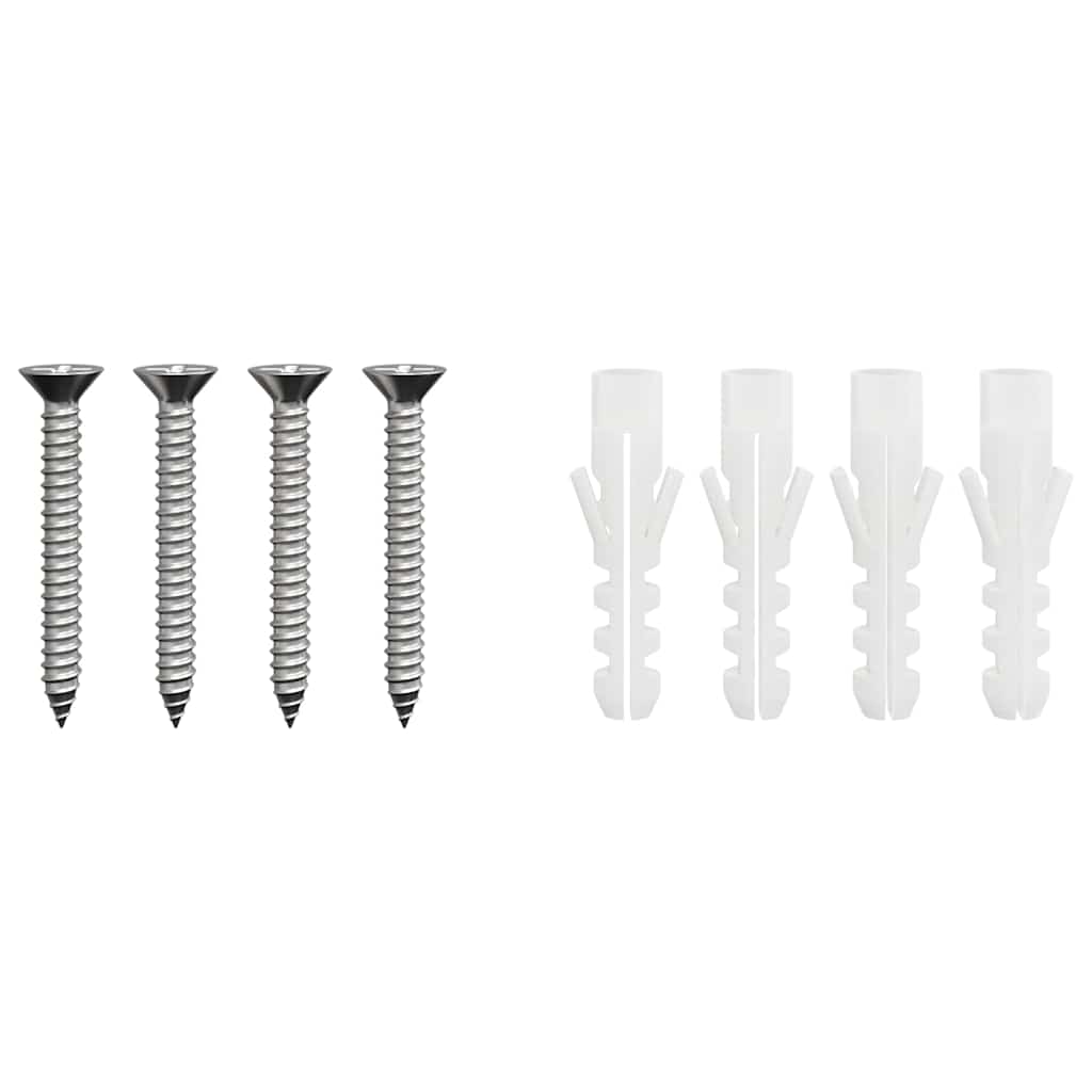 vidaXL Chimney Extension Silver 25 x 25 x 82 cm Stainless Steel