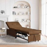 vidaXL Sofa Bed Brown 194 x 67 x 82 cm Huahua Fabric