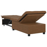 vidaXL Sofa Bed Brown 194 x 67 x 82 cm Huahua Fabric