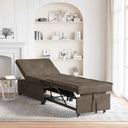 vidaXL Sofa Bed Brown 194 x 67 x 82 cm Huahua Fabric