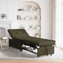 vidaXL Sofa Bed Brown 194 x 67 x 82 cm Huahua Fabric