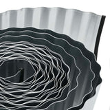 vidaxl Grasrand Zilver 1000 x 15 x 0.03 cm Gegalvaniseerd Staal