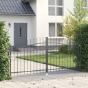 vidaXL Porte d'entrée double avec tête de lit 299,5x149,5 cm