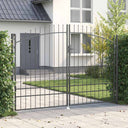 vidaXL Porte d'entrée double avec tête de lit 299,5x149,5 cm