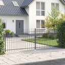 vidaXL Porte d'entrée double avec tête de lit 299,5x149,5 cm