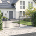 vidaXL Porte d'entrée double avec tête de lit 299,5x149,5 cm