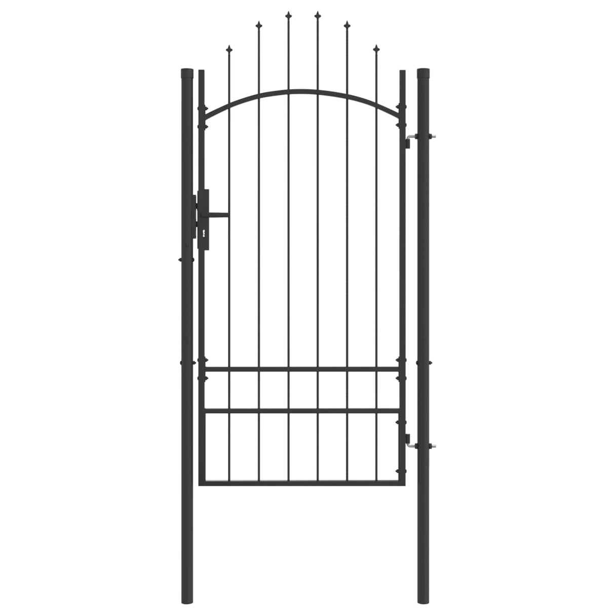 vidaXL Gate 1x1.5 m Steel Black