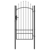 vidaXL Gate 1x1.5 m Steel Black