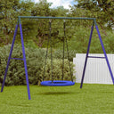 vidaXL Nestschommel Blauw 100 x 100 x 180 cm Kunststof