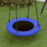 vidaXL Nestschommel Blauw 100 x 100 x 180 cm Kunststof