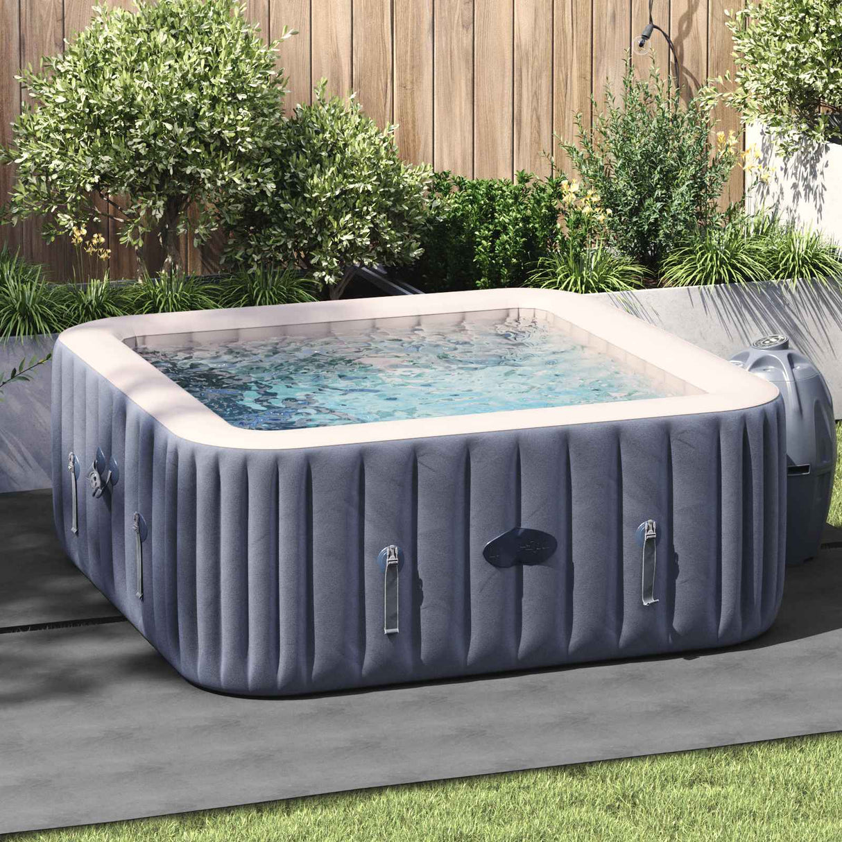 vidaXL Pond Liner 274 x 274 x 0.1 cm Square Non-woven Fabric