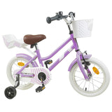 vidaXL Kinderfiets 12 Inch voor 2-4 jaar oud Paars