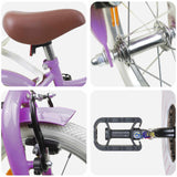 vidaXL Kinderfiets 12 Inch voor 2-4 jaar oud Paars