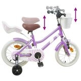 vidaXL Kinderfiets 12 Inch voor 2-4 jaar oud Paars