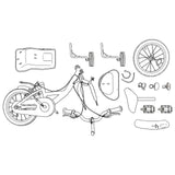 vidaXL Kinderfiets 12 Inch voor 2-4 jaar oud Paars