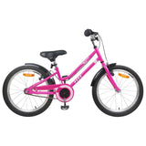 vidaXL Kinderfiets 12 Inch voor 2-4 jaar oud Roze Wit