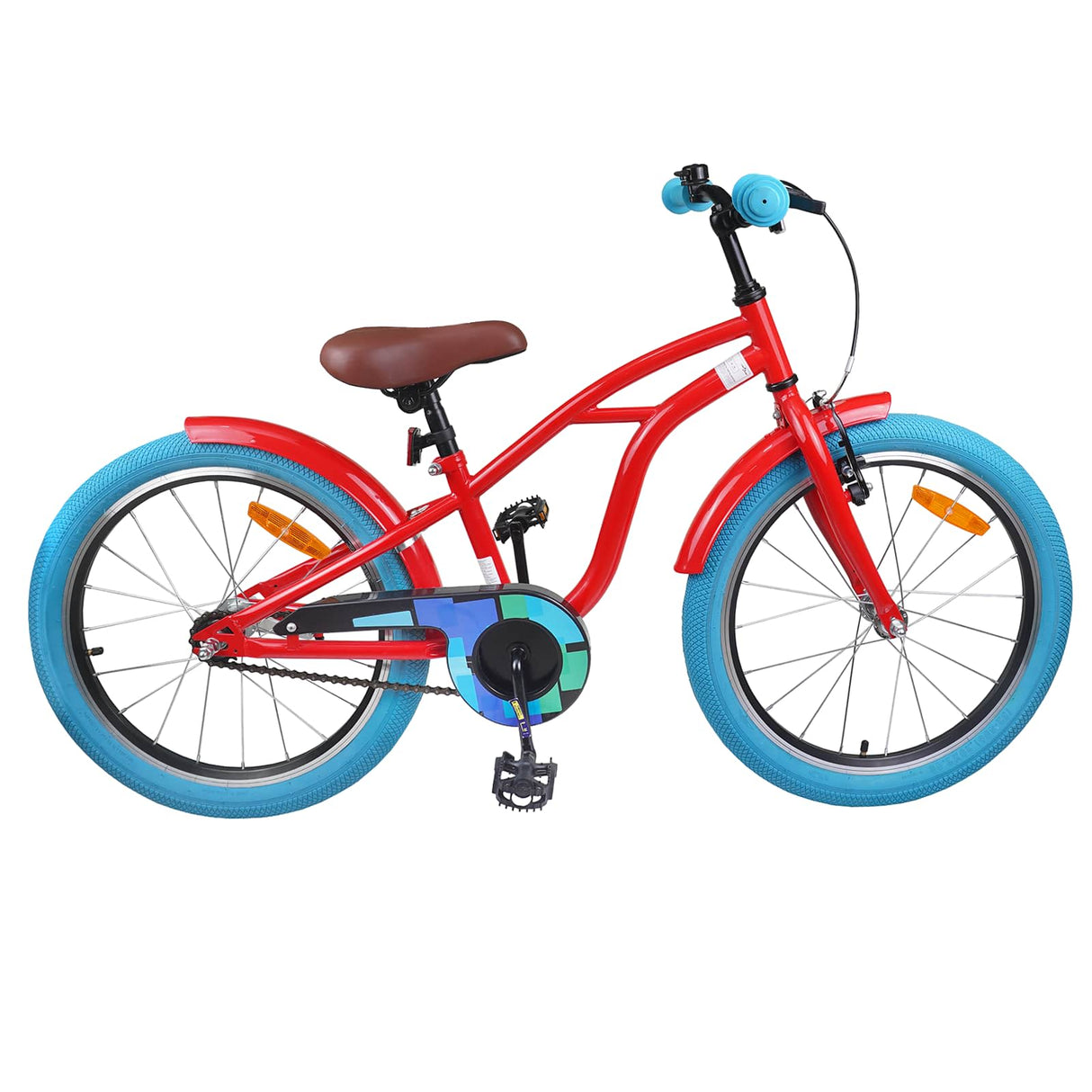 vidaXL Kinderfiets 16 Inch voor 4-6 jaar oud Zwart