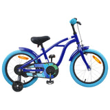 vidaXL Kinderfiets 16 Inch voor 4-6 jaar oud Zwart