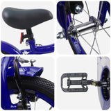 vidaXL Kinderfiets 12 Inch voor 2-4 jaar oud Donkerblauw