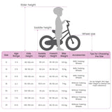 vidaXL Kinderfiets 12 Inch voor 2-4 jaar oud Donkerblauw