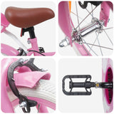 vidaXL Kinderfiets 12 Inch voor 2-4 jaar oud Licht Roze