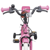 vidaXL Kinderfiets 12 Inch voor 2-4 jaar oud Licht Roze