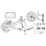 vidaXL Kinderfiets 12 Inch voor 2-4 jaar oud Licht Roze