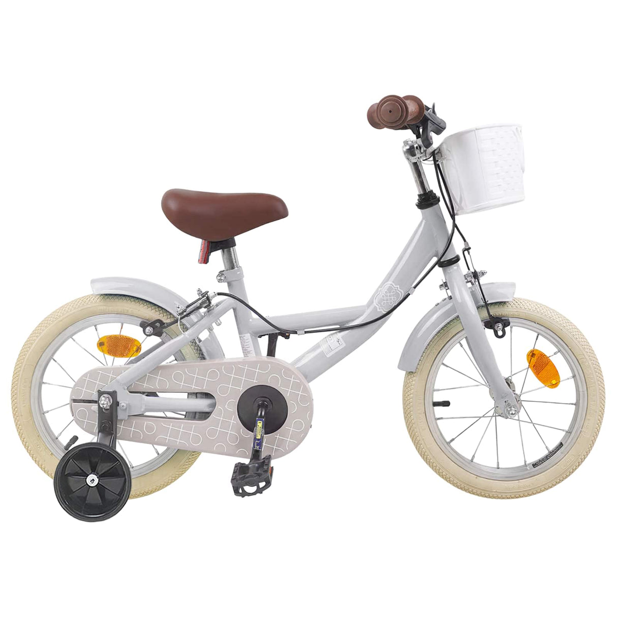 vidaXL Kids' Bike 12 Inch for 2-4 Years Old Light Pink