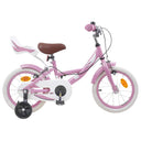 vidaXL Kinderfiets 12 Inch voor 2-4 jaar oud Licht Roze