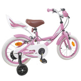 vidaXL Kinderfiets 12 Inch voor 2-4 jaar oud Licht Roze