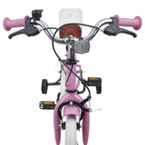 vidaXL Kinderfiets 12 Inch voor 2-4 jaar oud Licht Roze