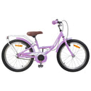 vidaXL Kids' Bike 18 Inch for 5-7 Years Old Purple