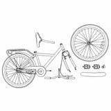 vidaXL Kids' Bike 18 Inch for 5-7 Years Old Purple