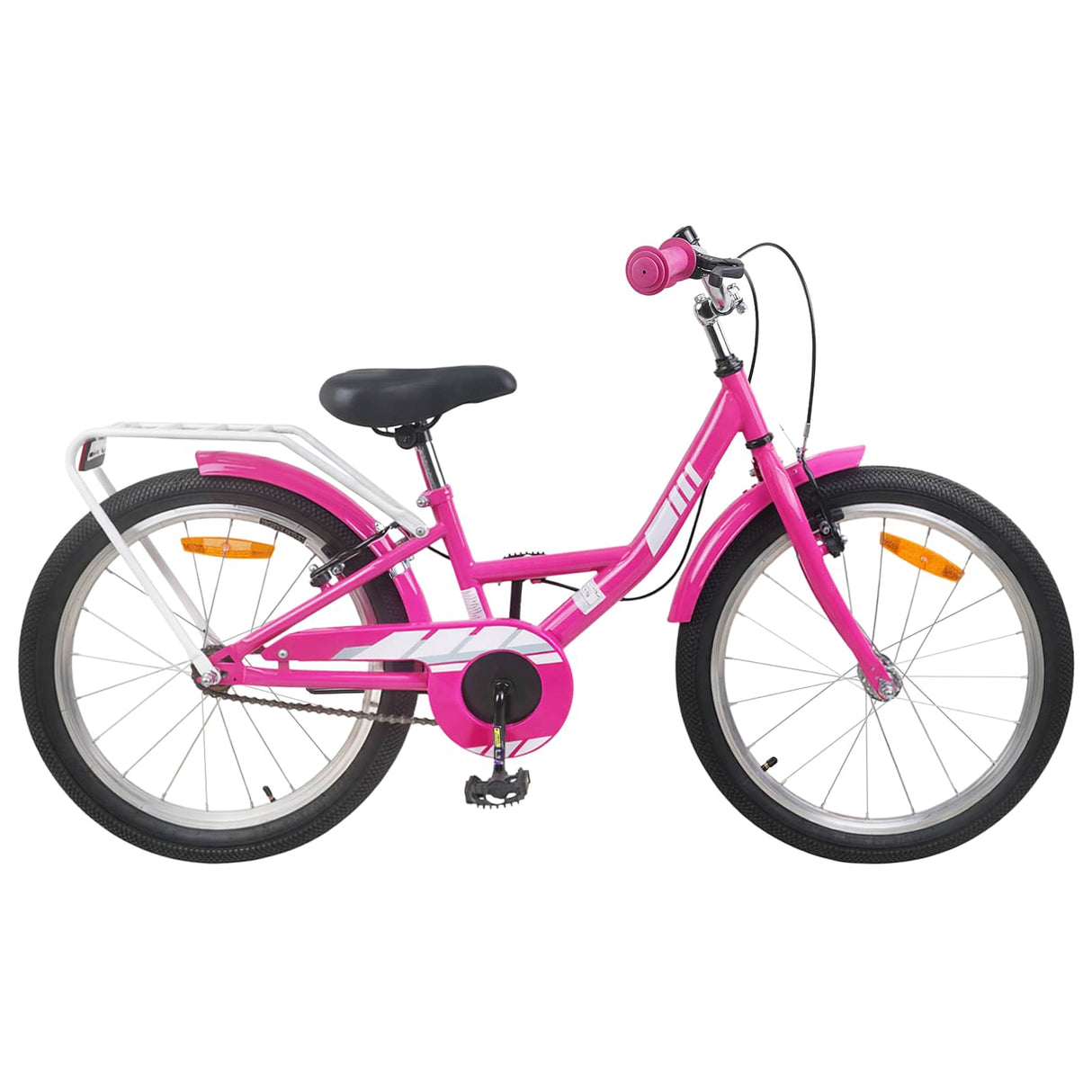 vidaXL Kids' Bike 18 Inch for 5-7 Years Old Purple