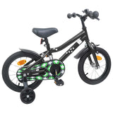 vidaXL Kinderfiets 12 Inch voor 2-4 jaar oud Zwart