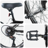 vidaXL Kinderfiets 20 Inch 6-Speed voor 6-11 jaar oud Zwart