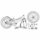 vidaXL Kinderfiets 20 Inch 6-Speed voor 6-11 jaar oud Zwart