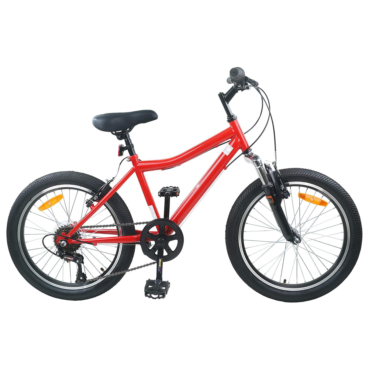vidaXL Kinderfiets 20 Inch 6-Speed voor 6-11 jaar oud Zwart