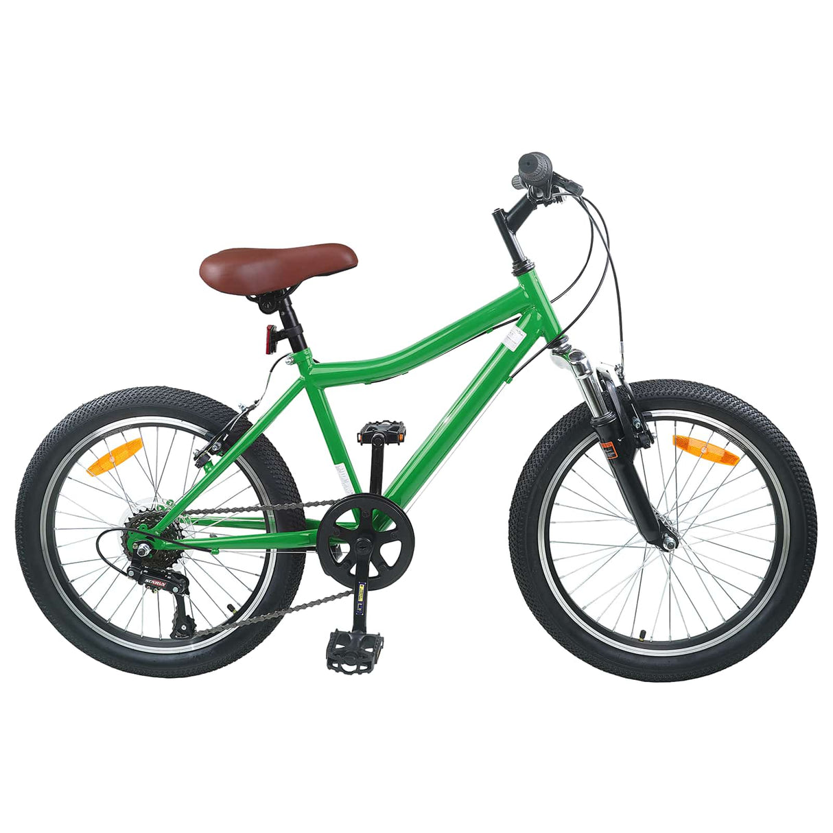vidaXL Kinderfiets 20 Inch 6-Speed voor 6-11 jaar oud Zwart