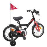 vidaXL Kinderfiets 12 Inch voor 2-4 jaar oud Zwart