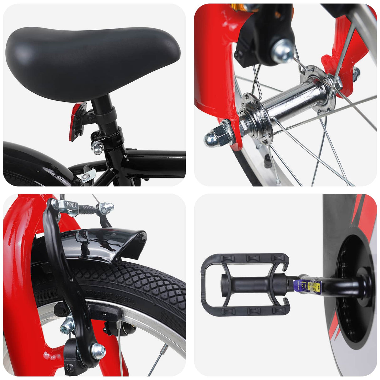 vidaXL Kinderfiets 12 Inch voor 2-4 jaar oud Zwart
