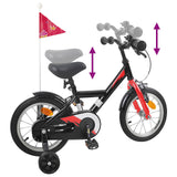 vidaXL Kinderfiets 12 Inch voor 2-4 jaar oud Zwart