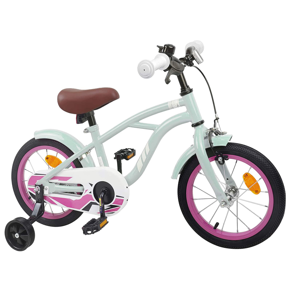 vidaXL Kinderfiets 12 Inch voor 2-4 jaar oud Lichtgroen